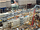 image depicting traffic maintenance and protection in a busy city