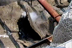 image of blast mats after use (exploded)